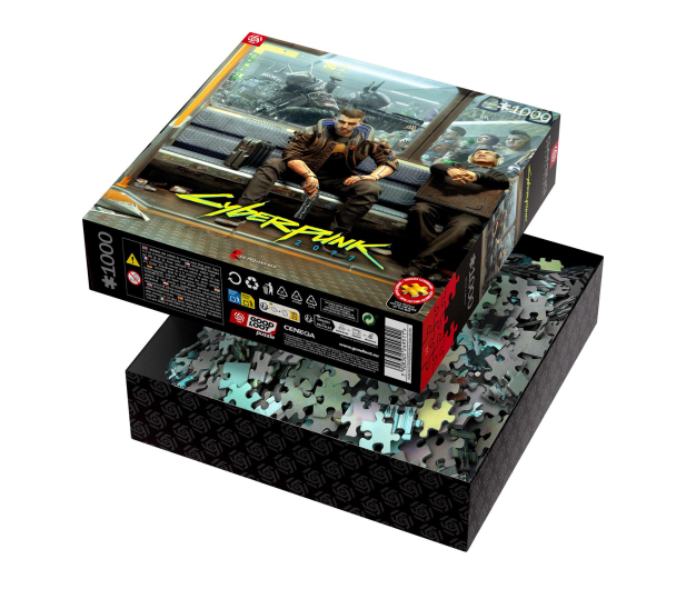Merch Gaming Puzzle: Cyberpunk 2077 Metro, 1000 elementów - 1581095 - zdjęcie 3